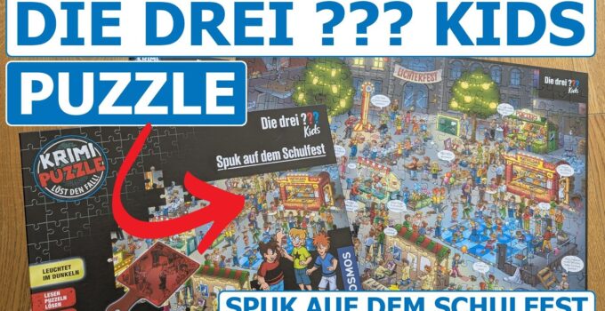Drei Fragezeichen Kids Junior Puzzle - Spuk auf dem Schulfest